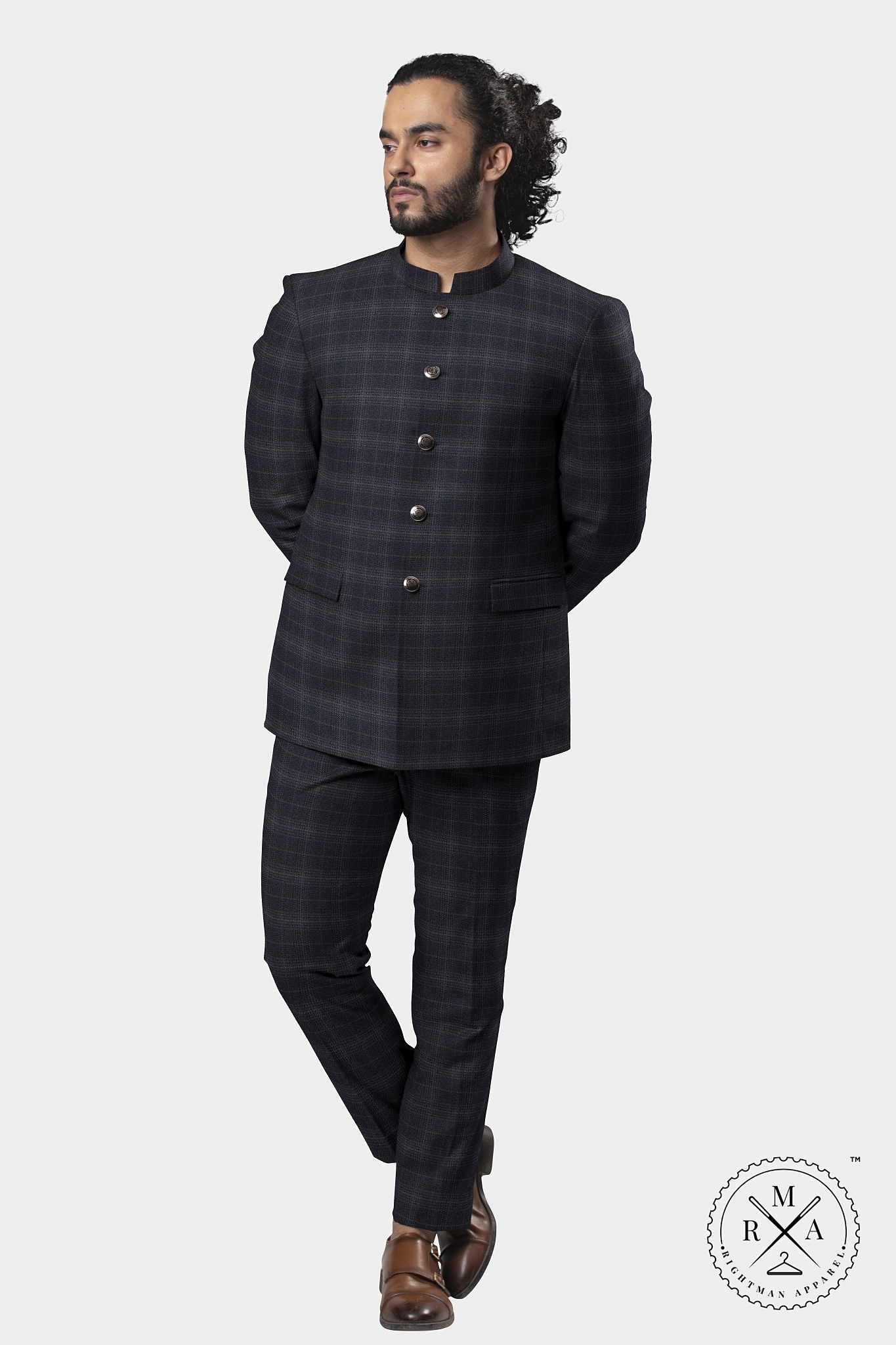 Blue Hued Jodhpuri Suit SU269